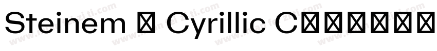 Steinem - Cyrillic C字体转换